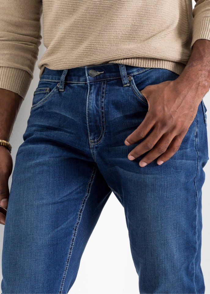 Regular Fit Stretch-Jeans, Tapered