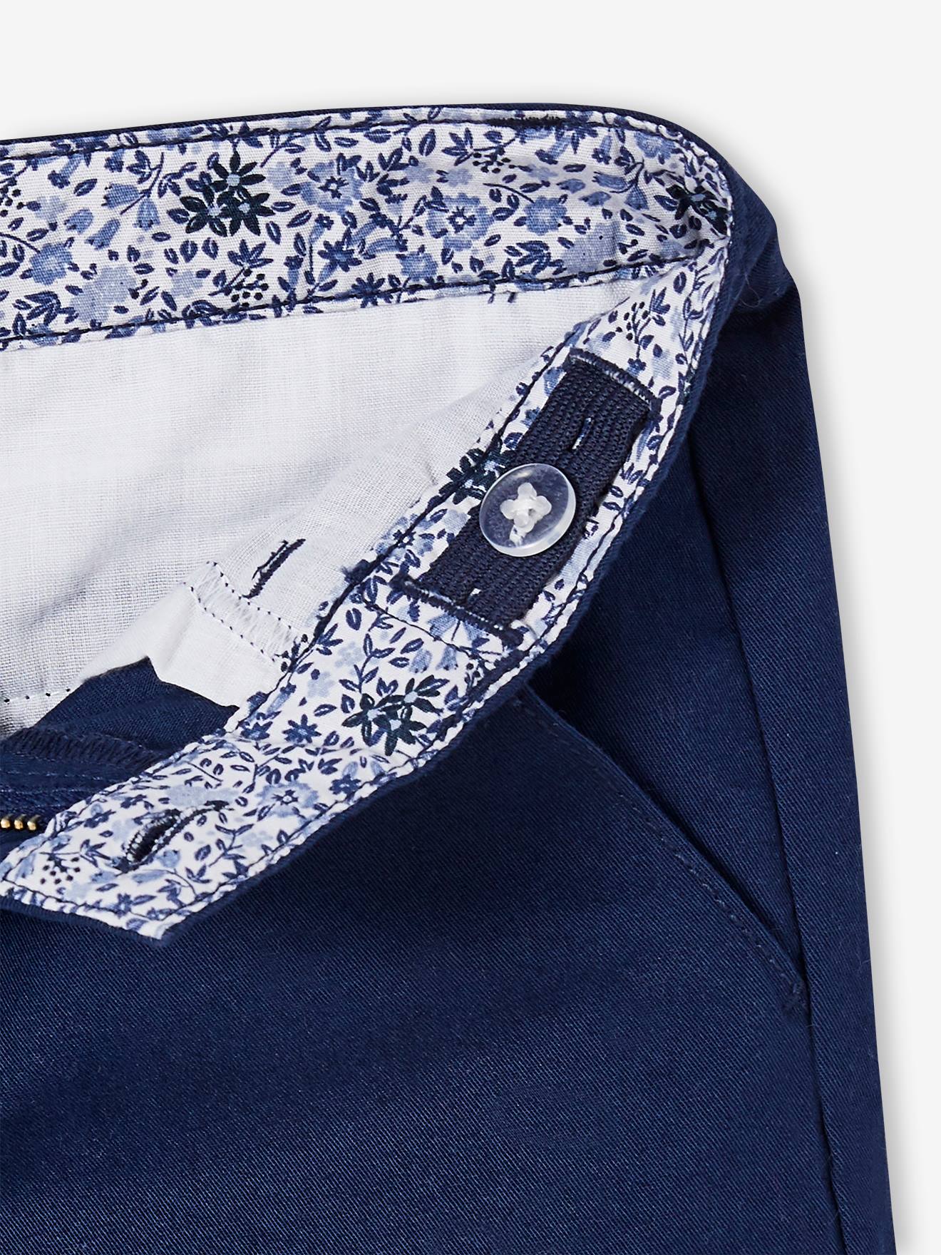 Ensemble polo maille piquée et bermuda garçon bleu ciel
