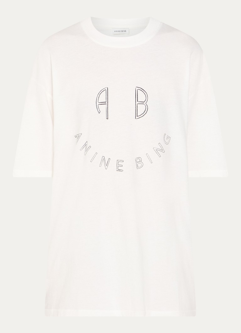 Anne Bing Kent T-Shirt mit Logodruck