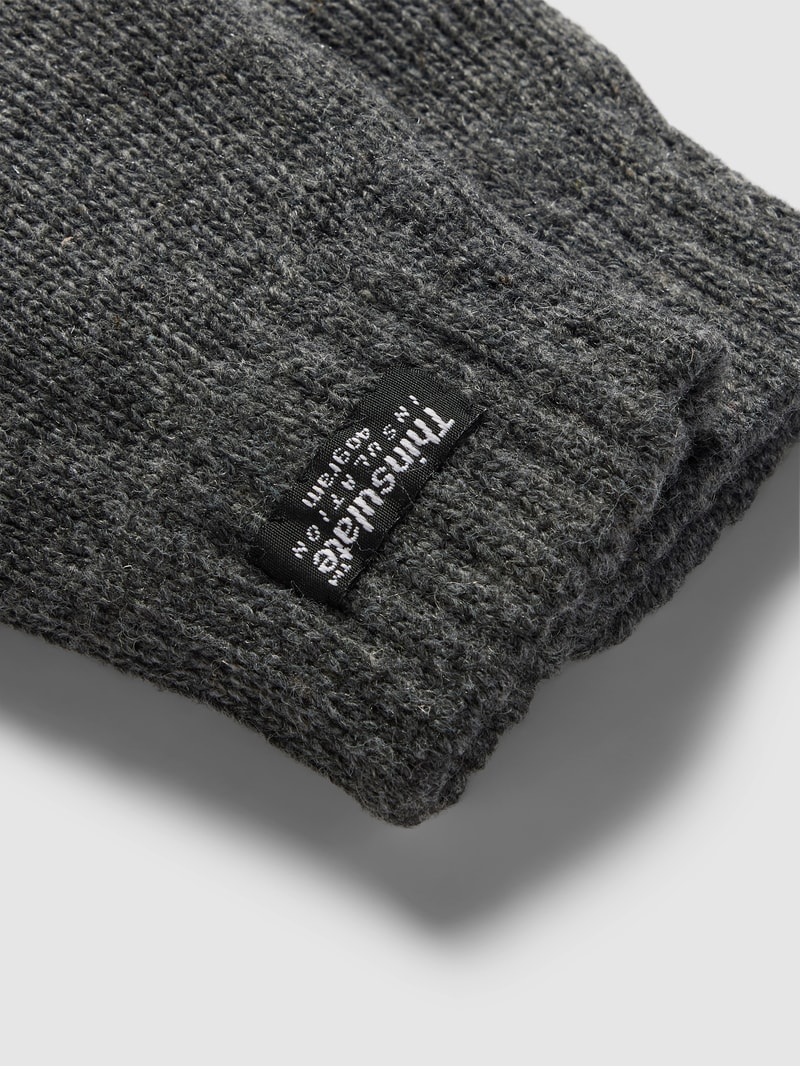 Handschuhe mit fingerlosem Design in anthrazit