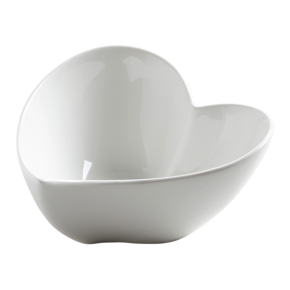 Schale Herz White Basic weiß