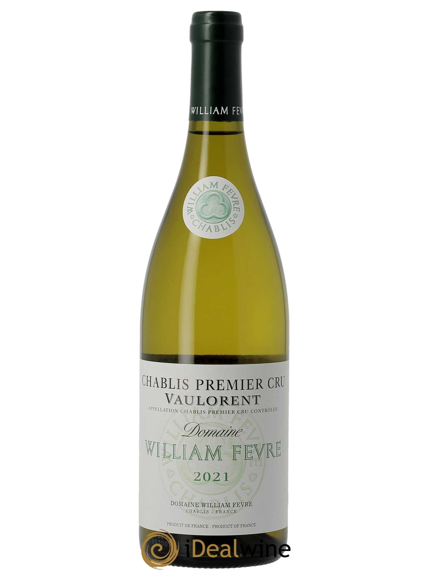 Chablis 1er Cru Vaulorent William Fèvre (Domaine)  2021 - Lot de 1 Bouteille