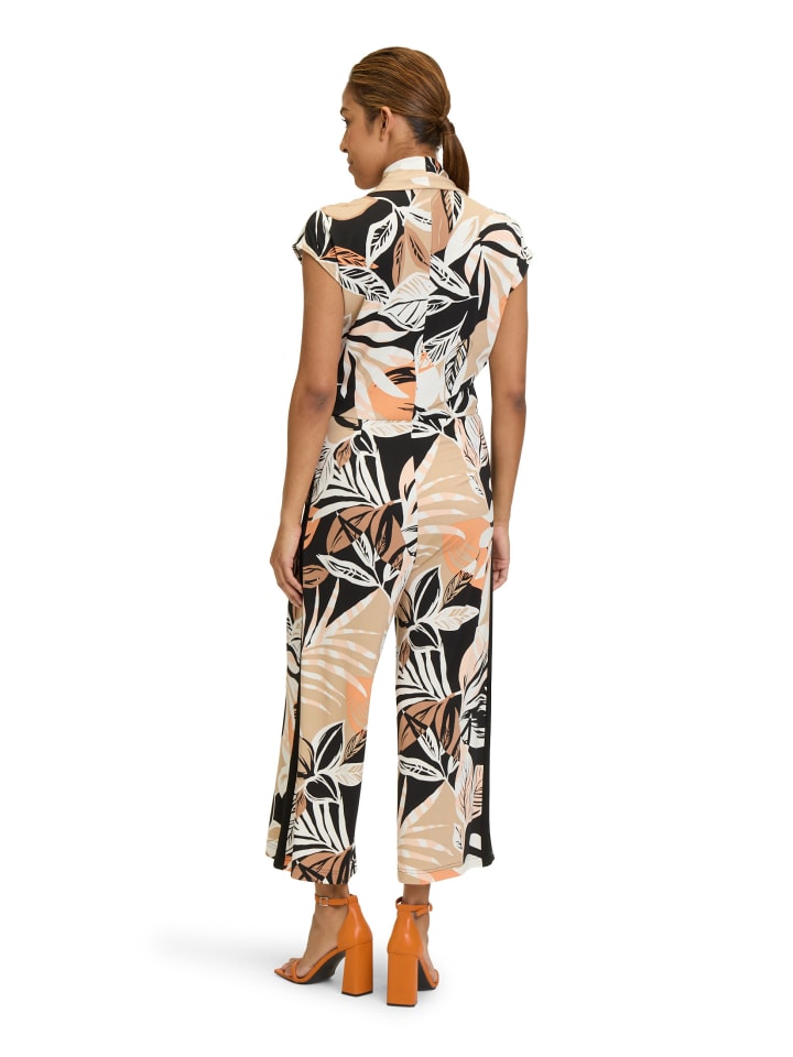 Betty Barclay Jumpsuit mit Eingrifftaschen in Schwarz/Braun günstig kaufen