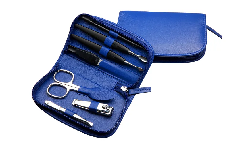 Kniebes SONNENSCHEIN Manicure-Etui kobaltblau