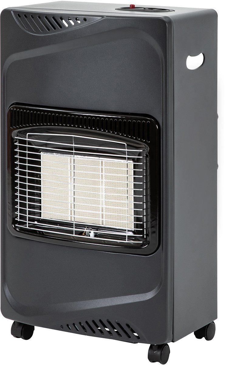 Heidenfeld Heizstrahler Gasheizer GH100 inkl. 3 Jahre Garantie Piezo Zündung, 4200 W, Wärmestrahler 3 regelbare Wärmeleistungen - Heizung - Gasheizgerät
