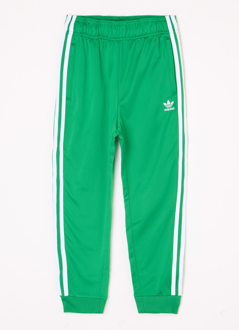 Pantaloni da tuta Adidas a gamba affusolata con logo ricamato