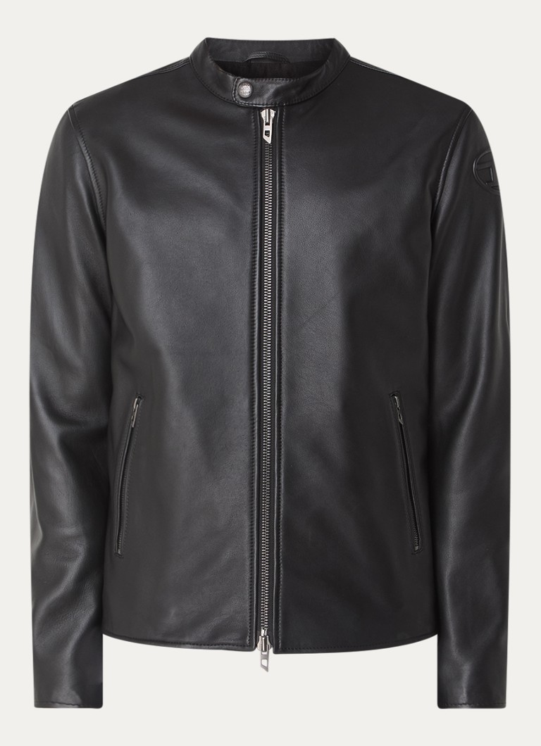 Giacca in montone Diesel L-CARVER con logo