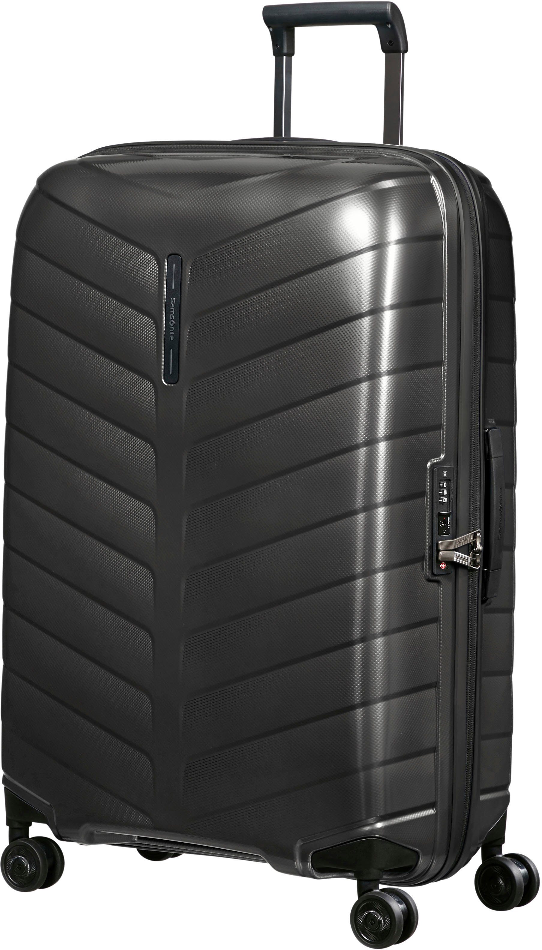 Samsonite Hartschalen-Trolley Attrix, anthracite, 75 cm, 4 Rollen, Made in Europe