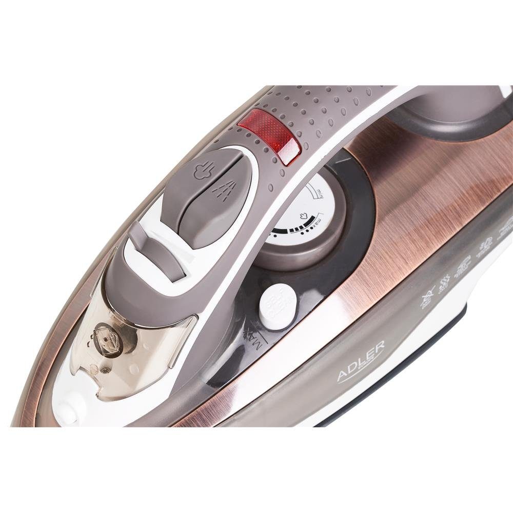 Adler Dampfbügeleisen AD 5030, 1800W, 2000W, 3000W, 310ml, 20g/min, Keramiksohle