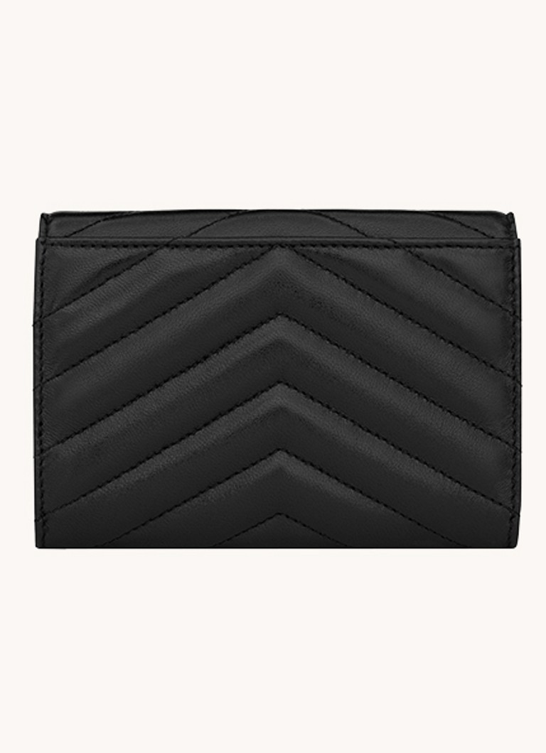 Pocheș mic Saint Laurent Cassandre Matelassé din piele de vițel matlasată