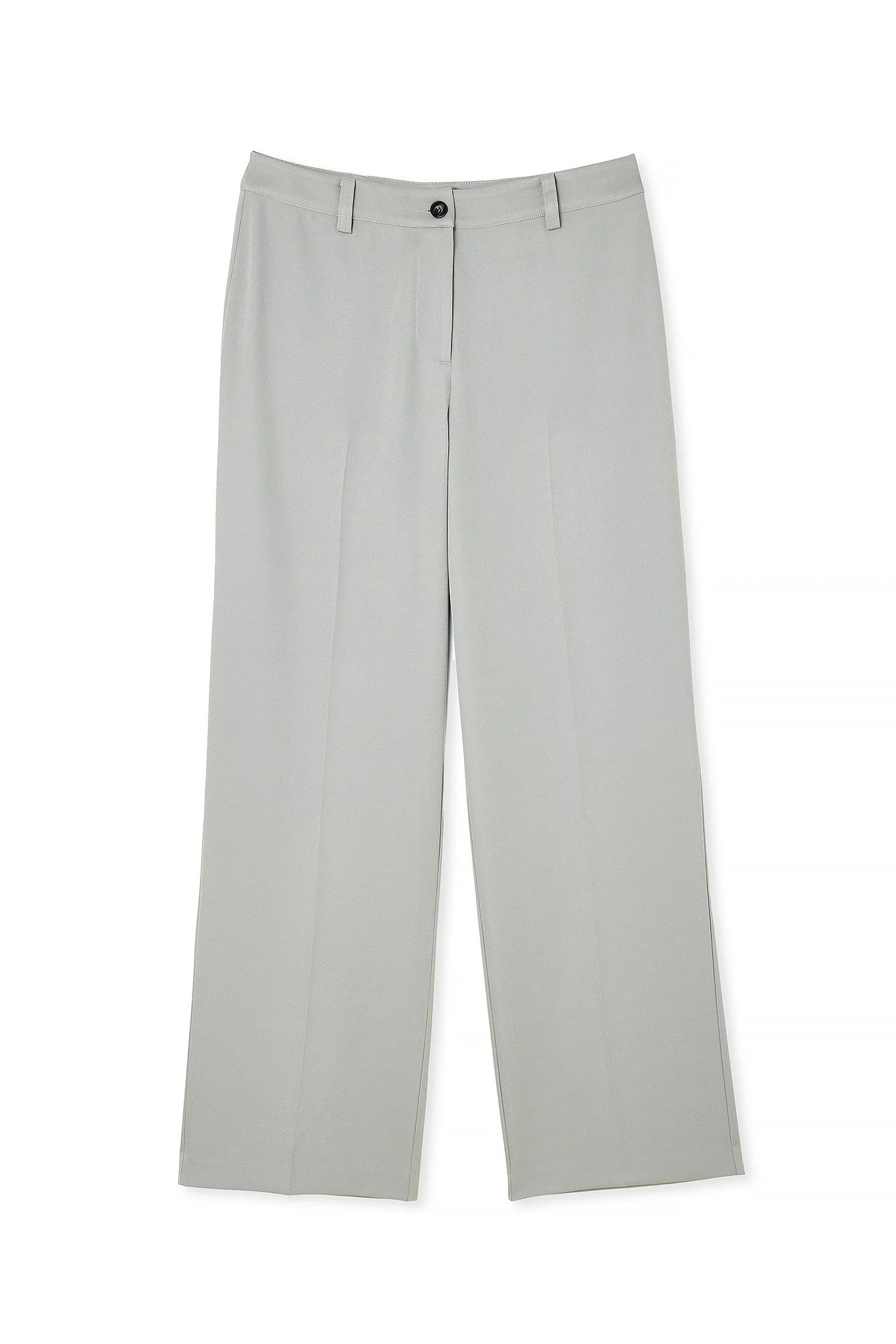 Gerade Anzughose mit niedriger Taille