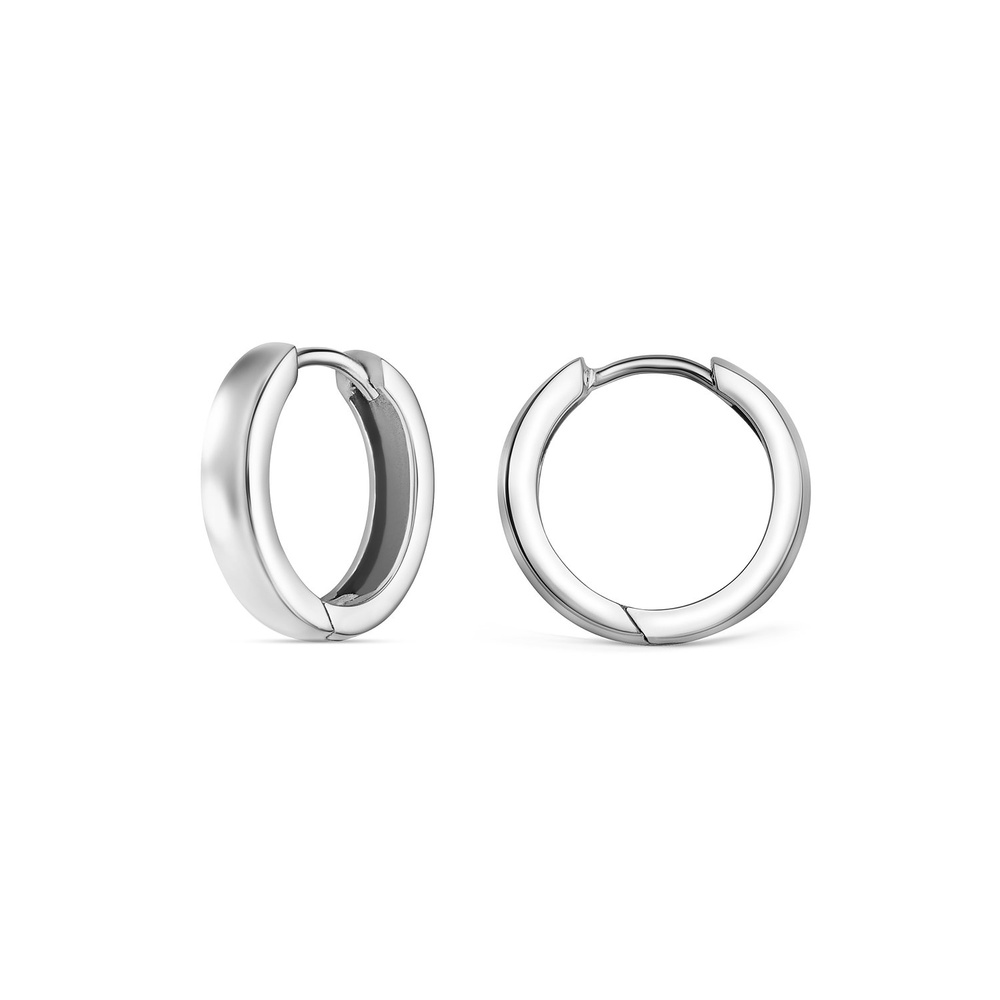 FAVS Créoles 925 Argent Boucles d'oreilles