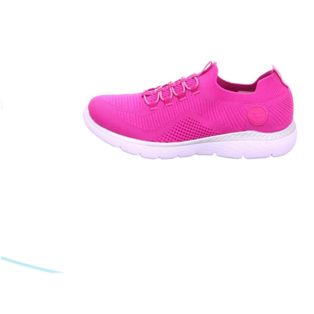 RIEKER Klassische Slipper lila/pink