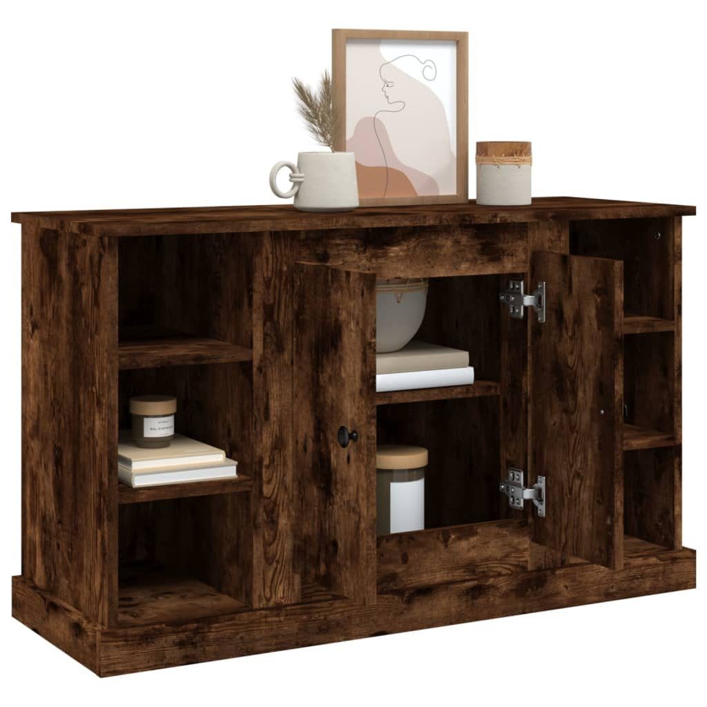 vidaXL Sideboard Sideboard Räuchereiche 100x35,5x60 cm Holzwerkstoff (1 St)
