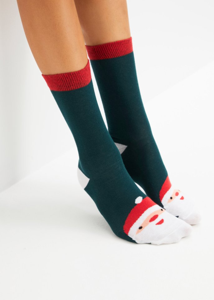 Socken (5er Pack) mit Geschenkkarte und Satinschleife mit Bio-Baumwolle