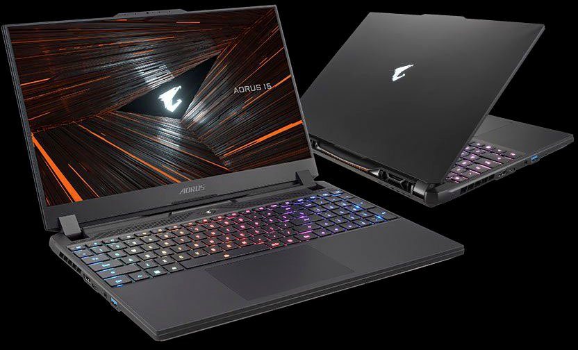 Gigabyte AORUS 15 Gaming-Notebook (39,6 cm/15,6 Zoll, Intel Core i5 12500H, 1000 GB SSD, Intel 12 th Gen)