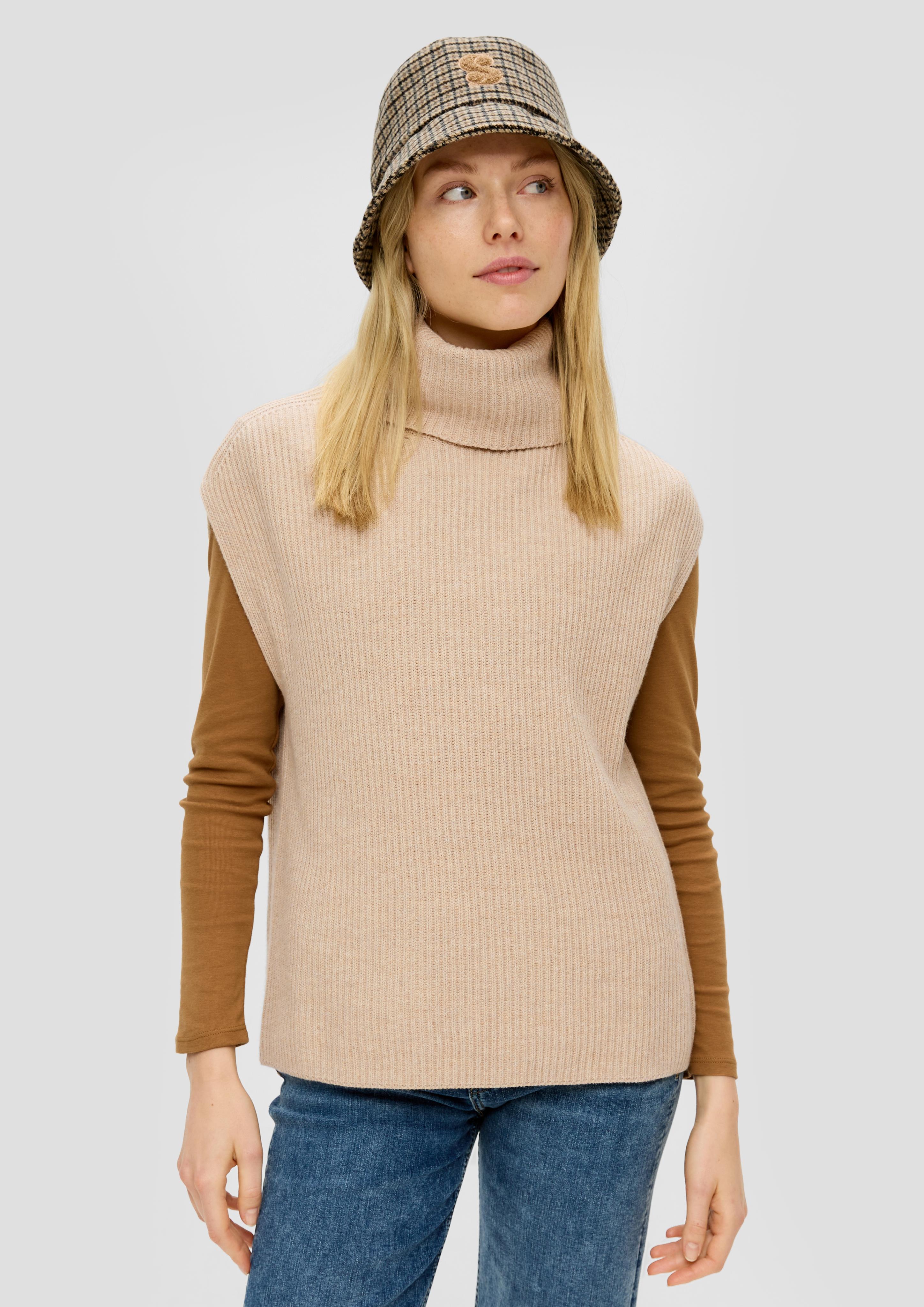 Strickpullunder aus Wollmix  2141824-81W8