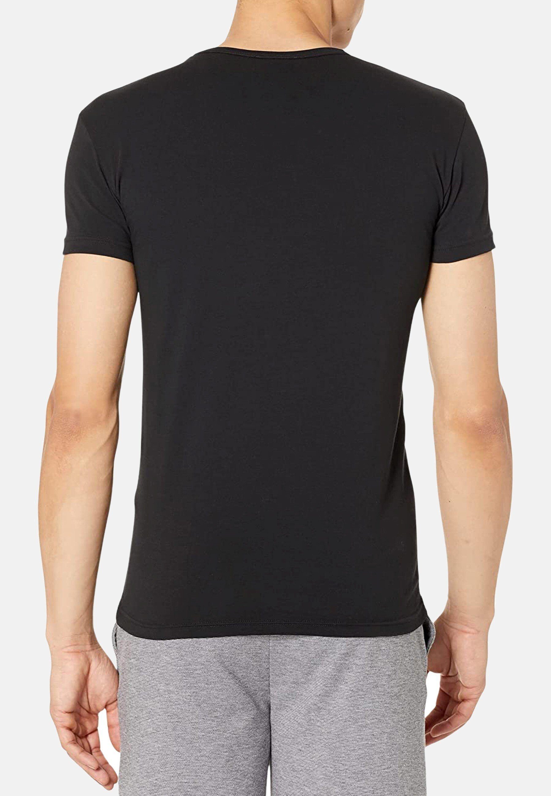 Emporio Armani T-Shirt Shirt Basic-T-Shirt im 2-Pack mit (2-tlg)