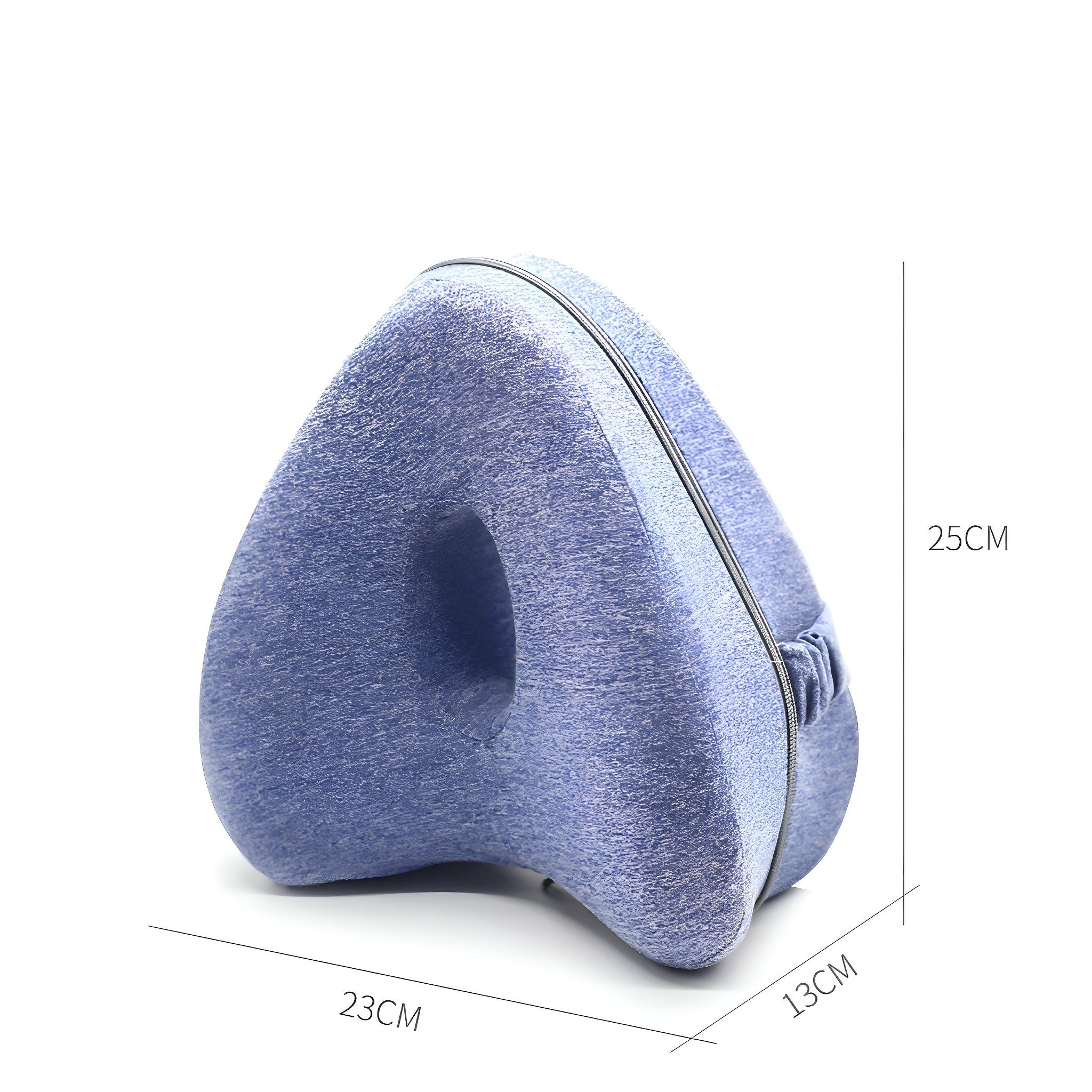 ZAO Yogakissen Herzförmiges Beinkissen aus Memory Foam