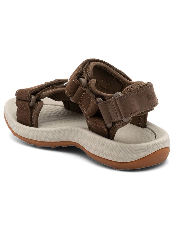 bisgaard Leder-Sandalen in Braun günstig kaufen