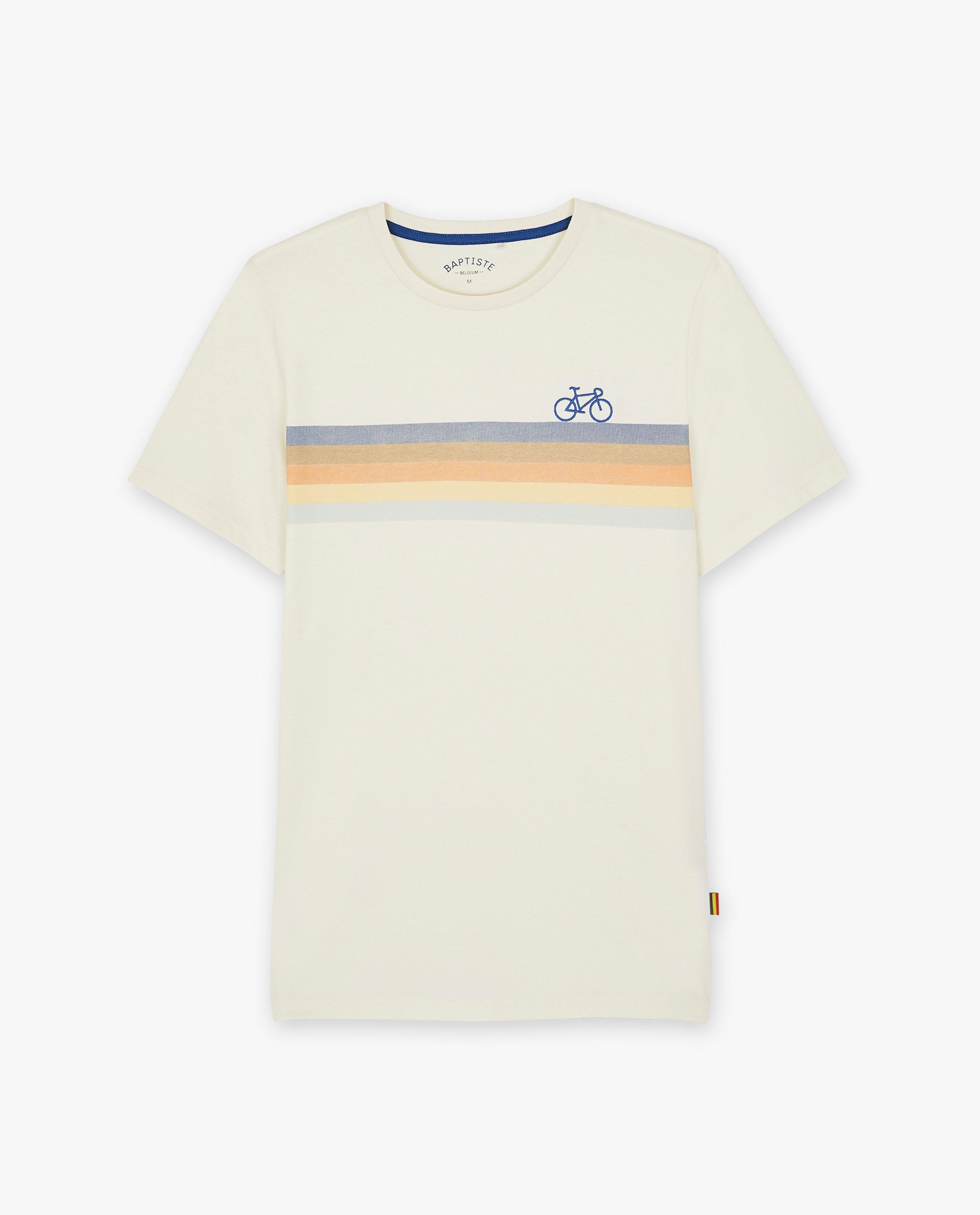 Tricou Baptiste din bumbac organic, alb pentru adulți