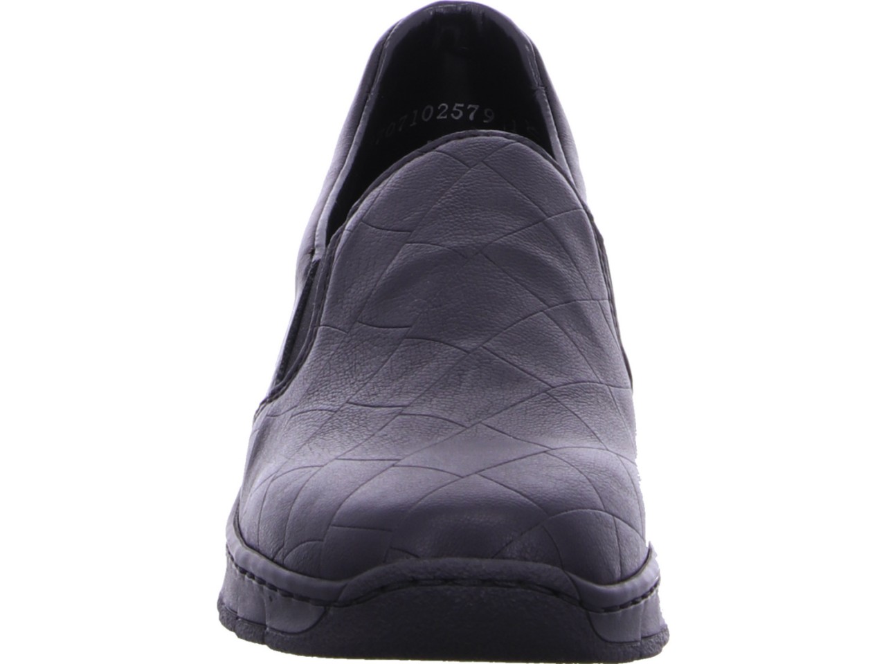 RIEKER Sportliche Slipper schwarz