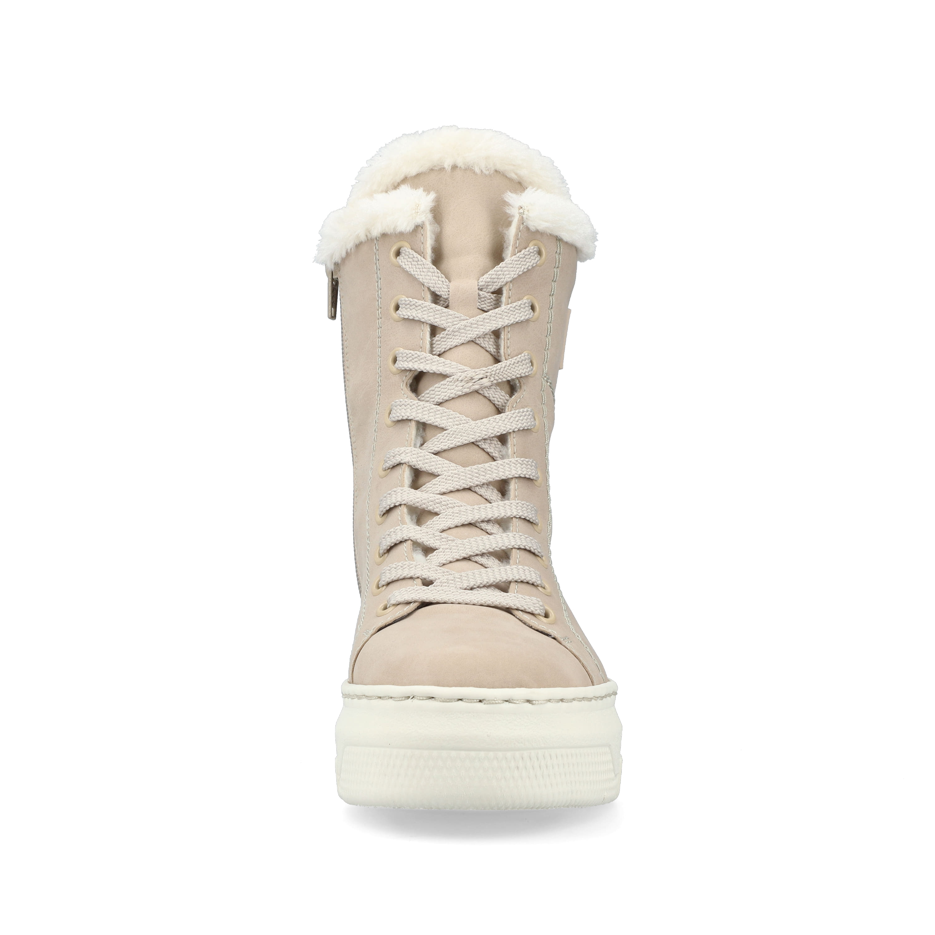 Rieker Damen Schnürstiefel champagner