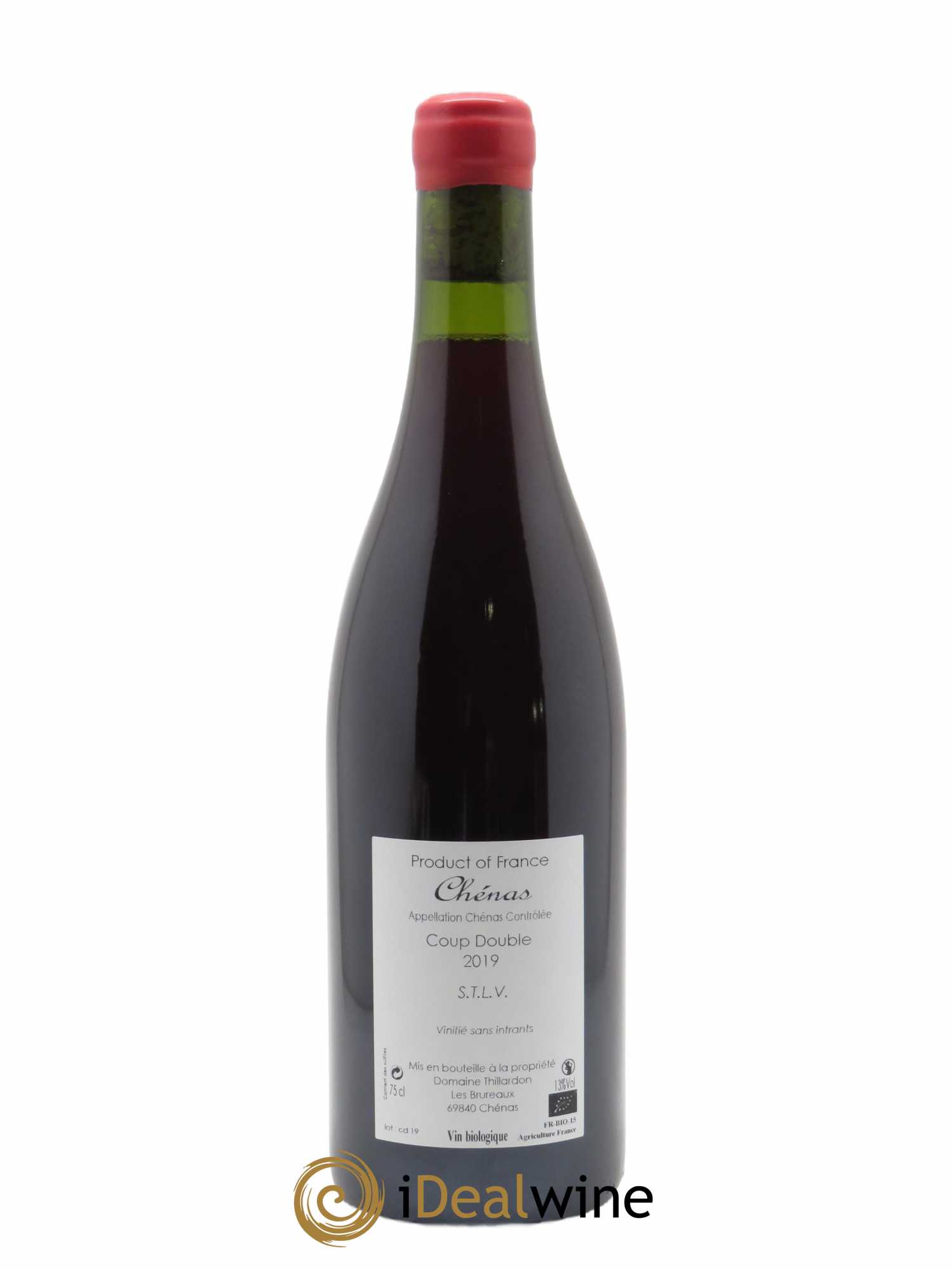 Chénas Coup Double Paul-Henri Thillardon  2019 - Lot de 1 Bouteille