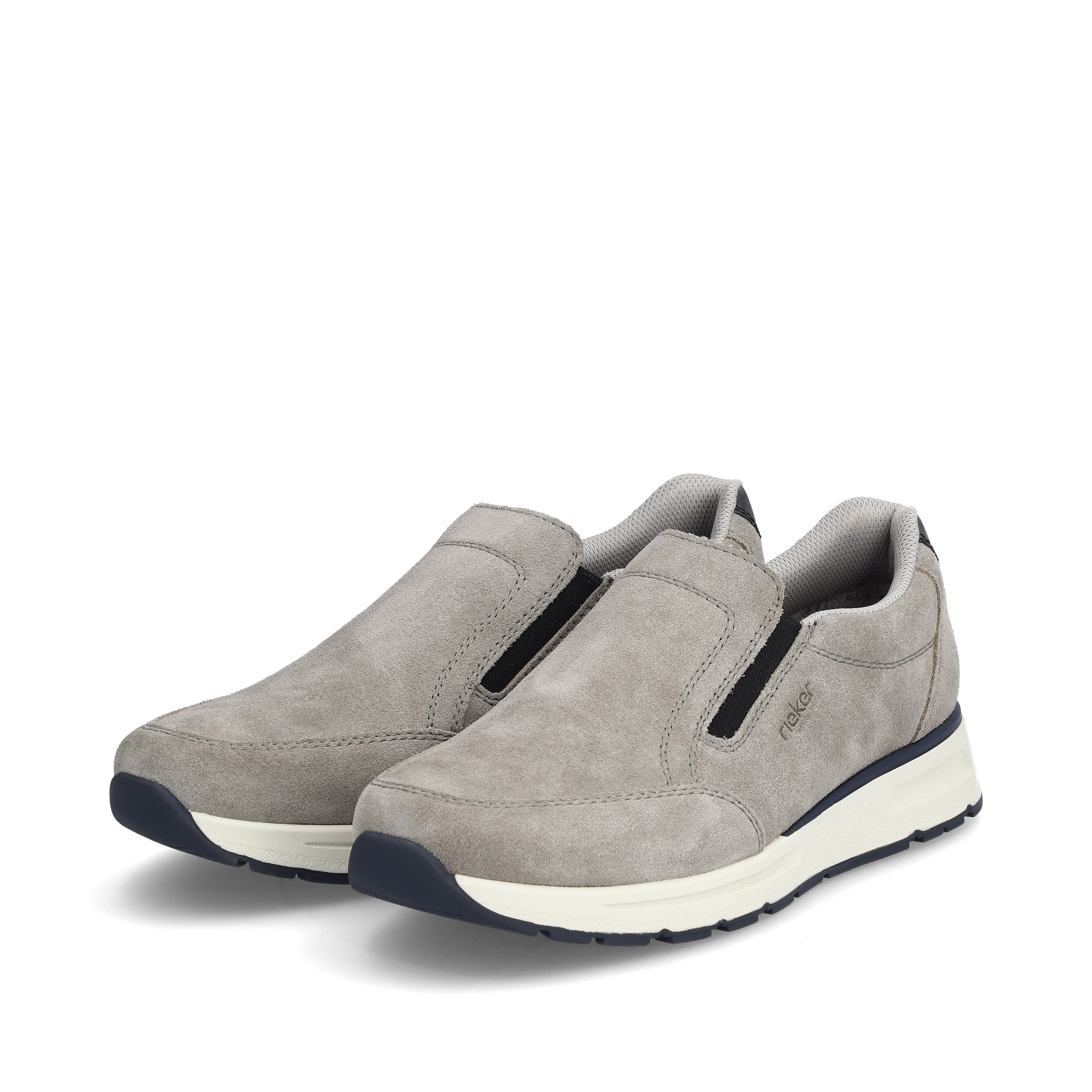 Rieker Herren Slipper hellgrau