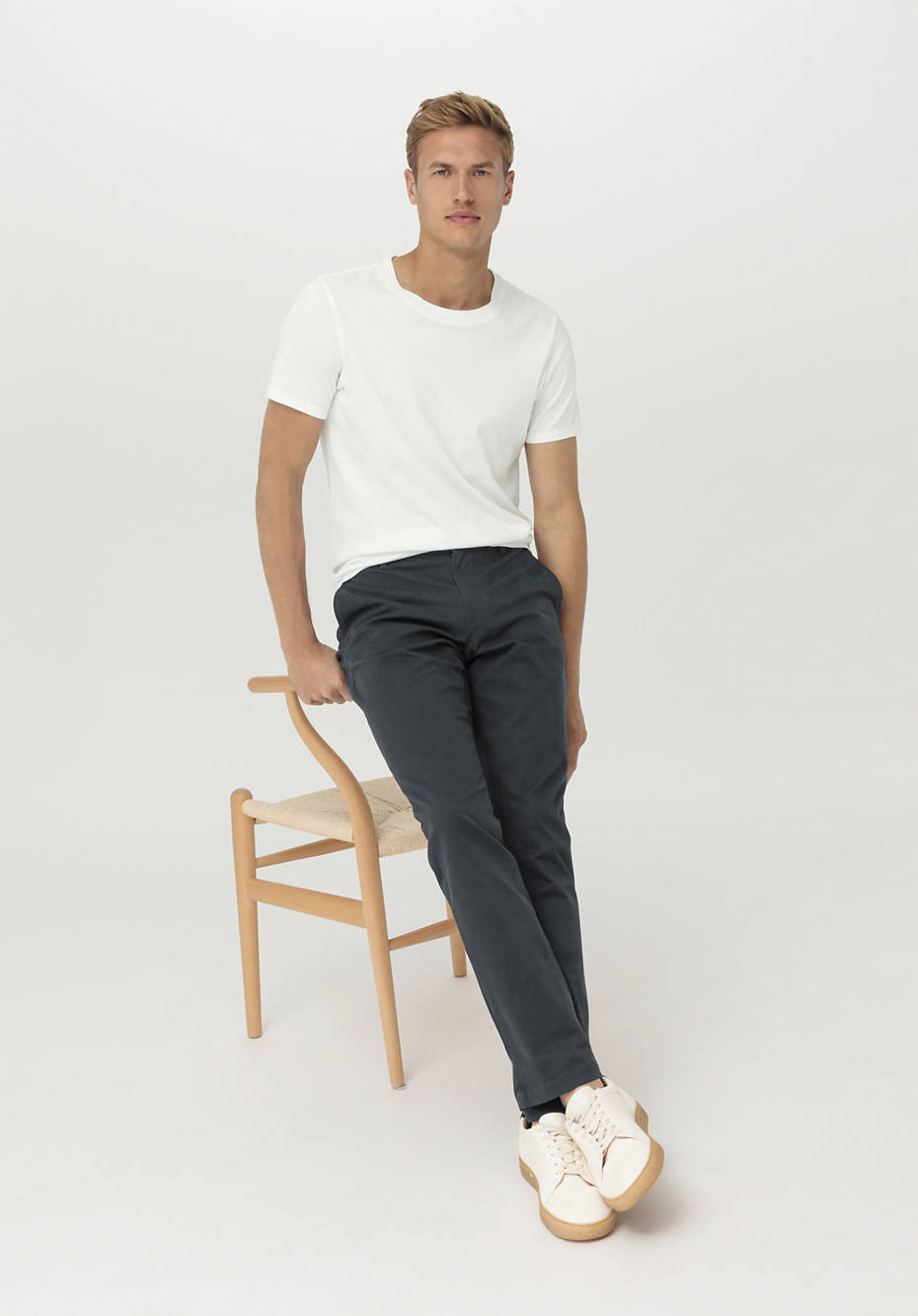 Chino Lenn Regular aus Bio-Baumwolle mit Hanf