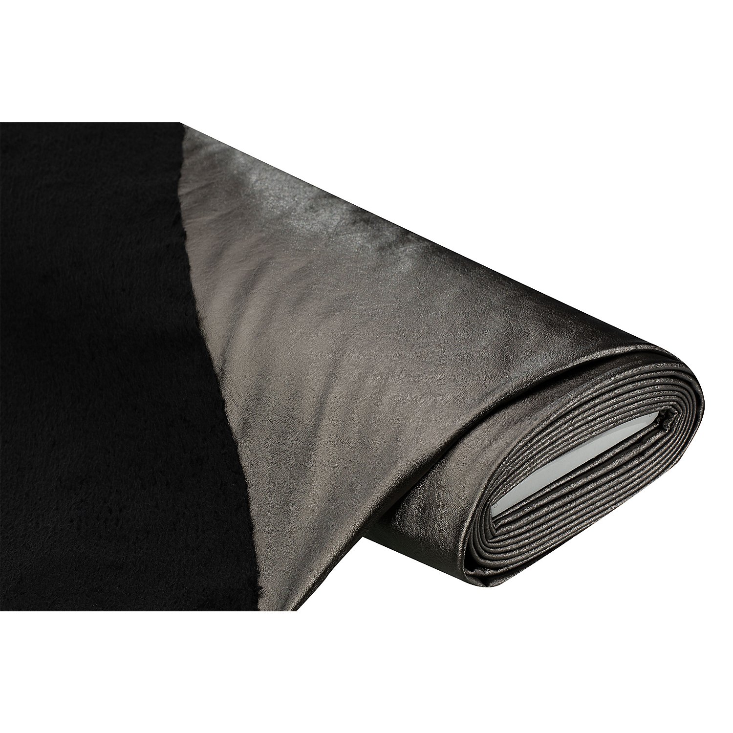 Doubleface Lederimitat/Fellimitat, bronze/schwarz