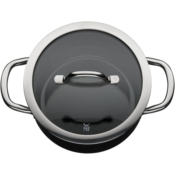 Fusiontec Inspire Kochtopf mit Deckel, 20 cm, Black