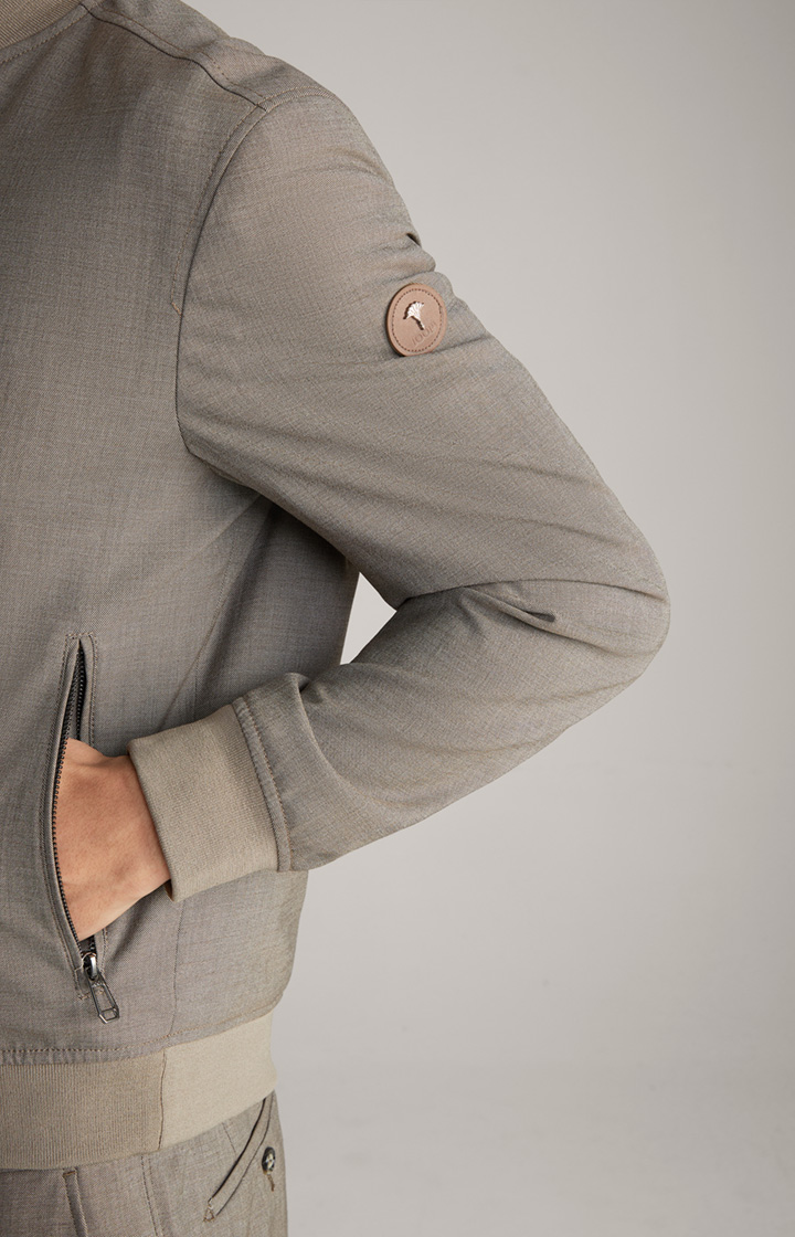Blouson Indro in Braun meliert
