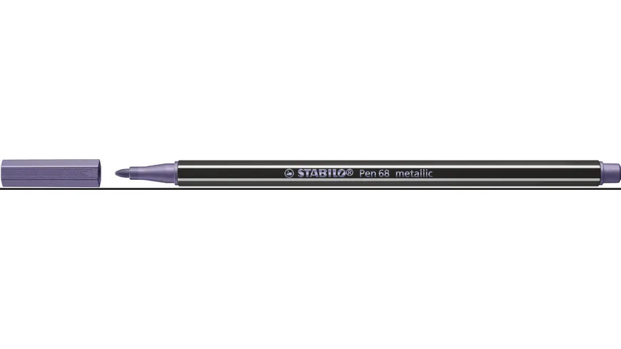 STABILO® Premium Metallic-Filzstift - STABILO Pen 68 metallic - Einzelstift - metallic violett
