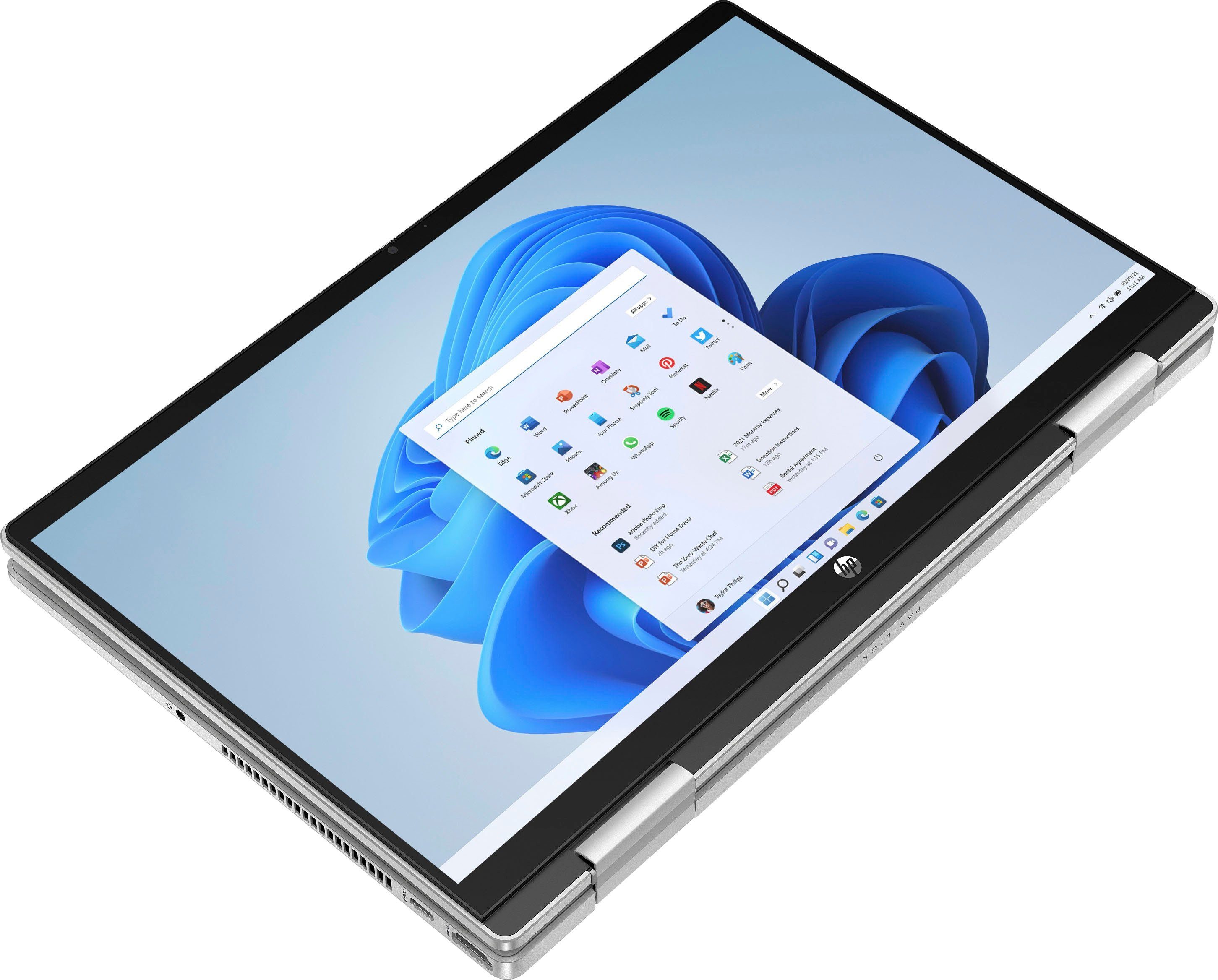 HP Pavilion x360 14-ek0252ng Convertible Notebook (35,6 cm/14 Zoll, Intel Core i5 1235U, Iris Xe Graphics, 512 GB SSD)