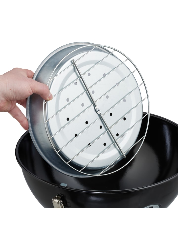 relaxdays Kugelgrill in Schwarz - Ø 37 cm günstig kaufen onesize