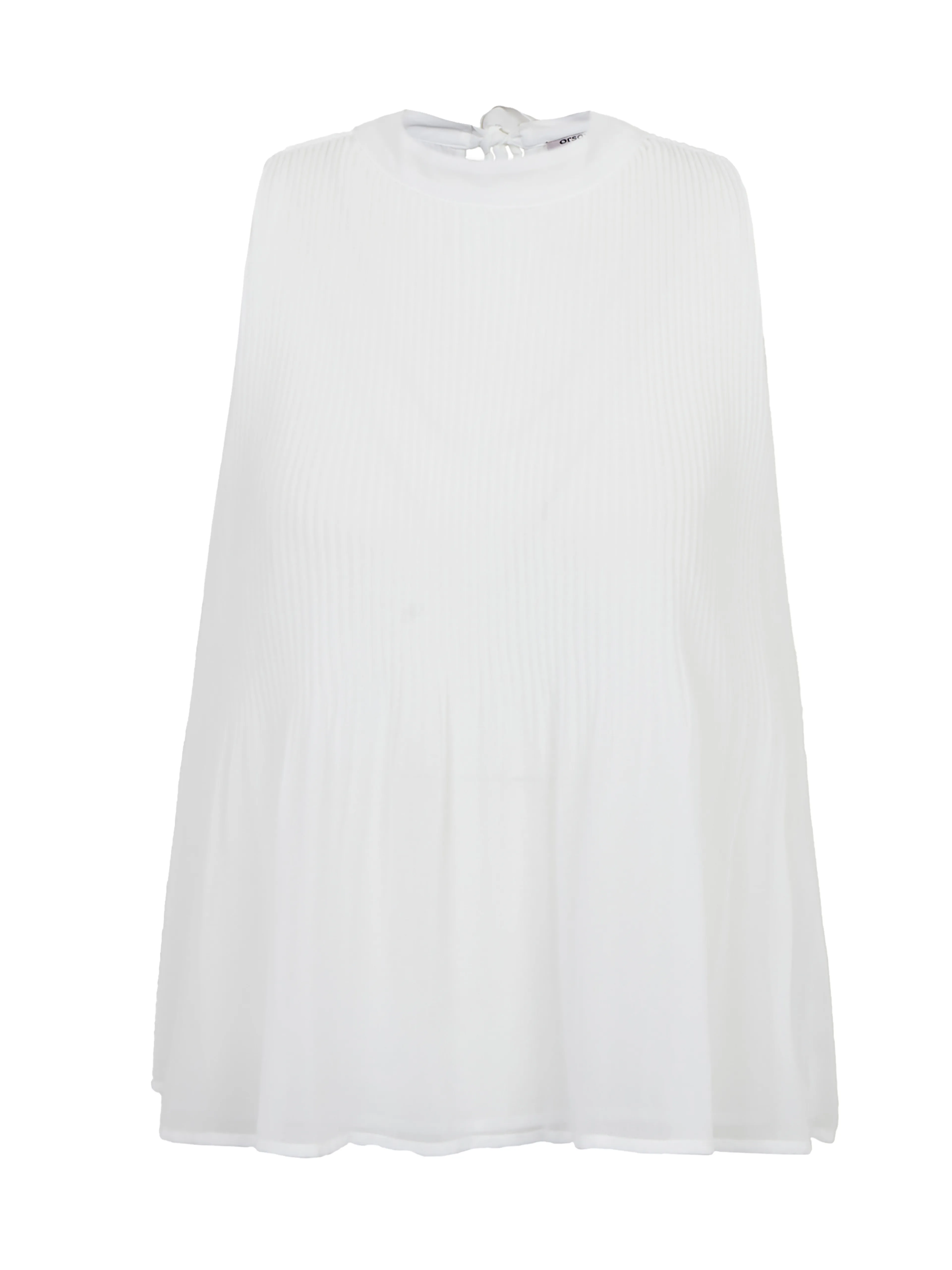 Weiße Damen-Faltenbluse ORSAY
