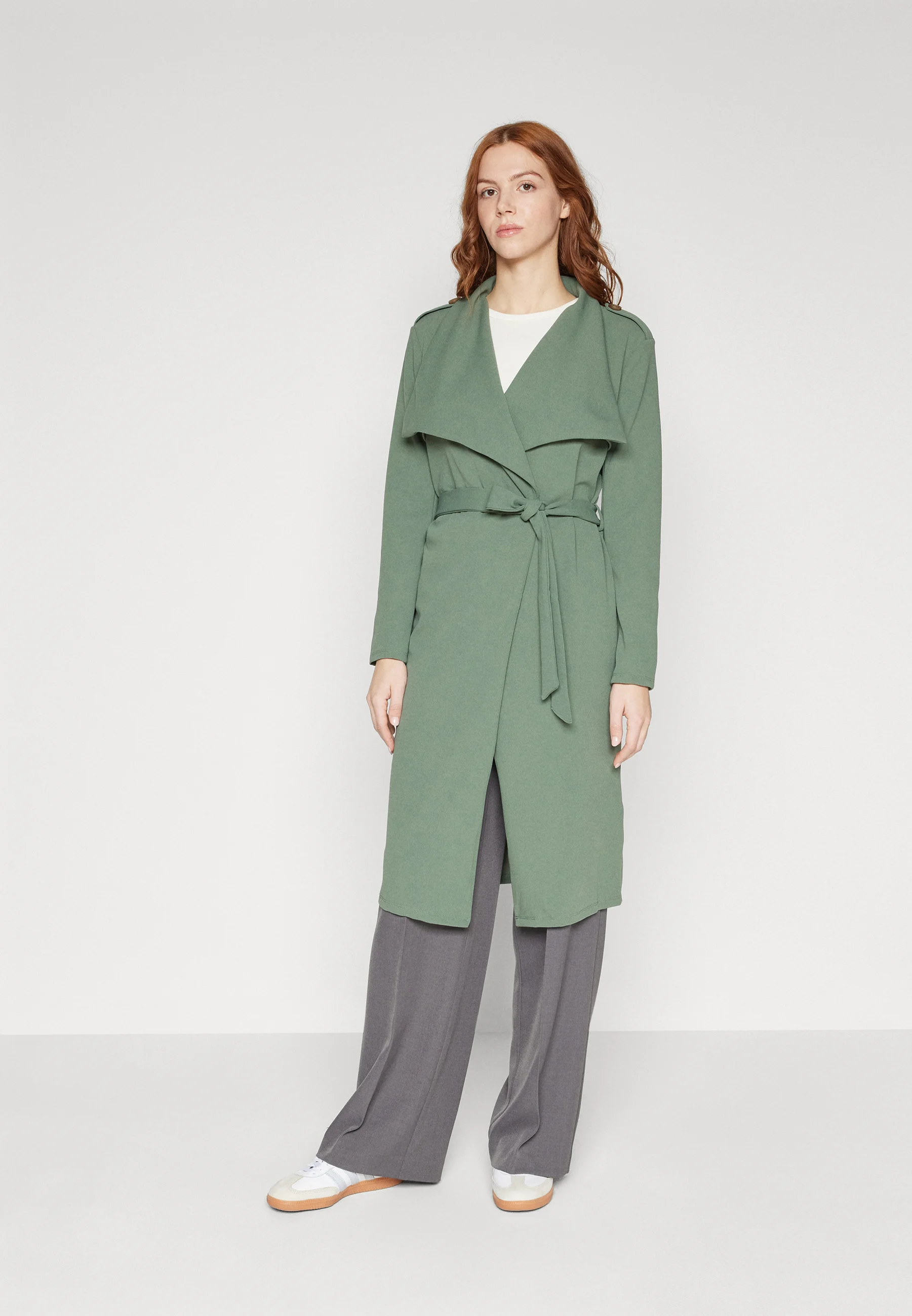VILA VICLARA LONG DRAPY - Gabardina