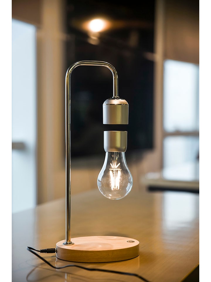 Designnest LED-Tischleuchte ''Levitating Lamp'' in Silber - (B)19 x (H)40 x (T)12 cm günstig kaufen onesize