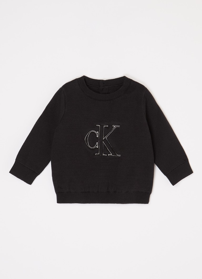 Pulover cu logo Calvin Klein