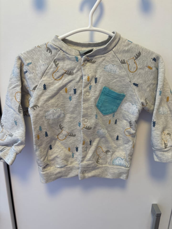 Kanz 3tlg. Outfit in Grau/ Blau/ Weiß günstig kaufen 62