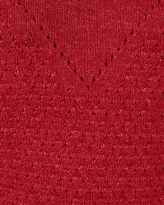 Pull maille ajourée et point fantaisie Thermolactyl