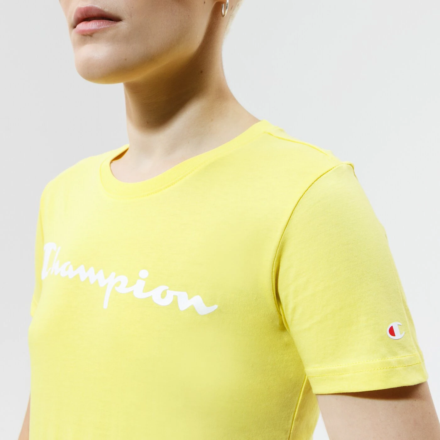 CHAMPION T-SHIRT CREWNECK T-SHIRT Gelb