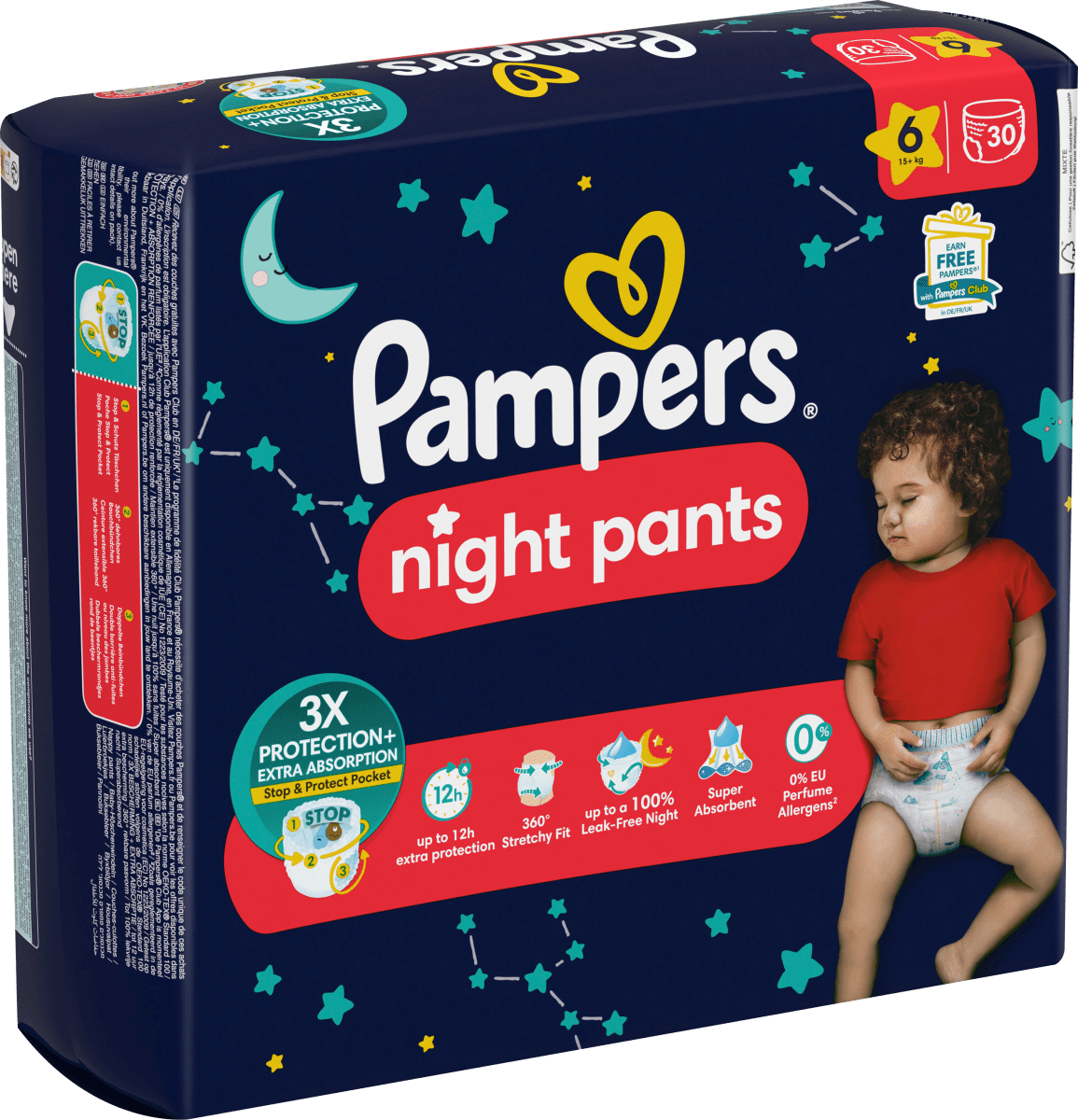 Baby Pants night Baby Dry Gr. 6 (15+ kg), 30 St