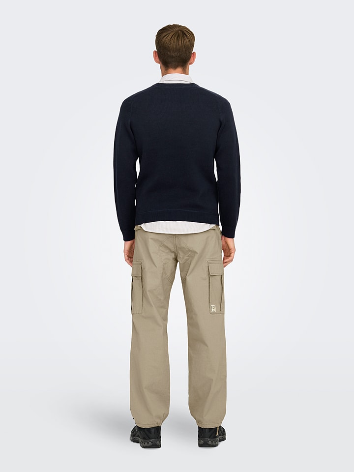 ONLY & SONS Pullover in Dunkelblau günstig kaufen