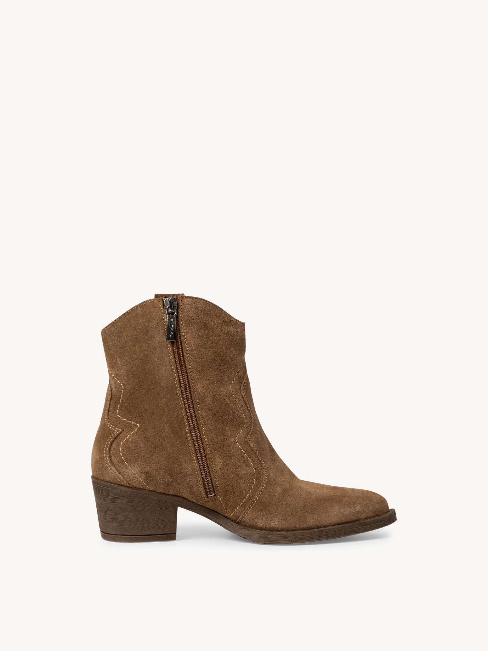 Bottes de cow-boy en cuir - marron