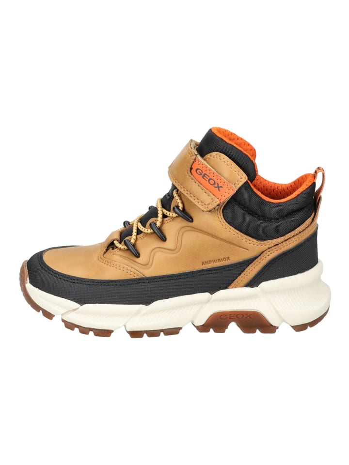 Geox Stiefelette in Schwarz/Gelb günstig kaufen