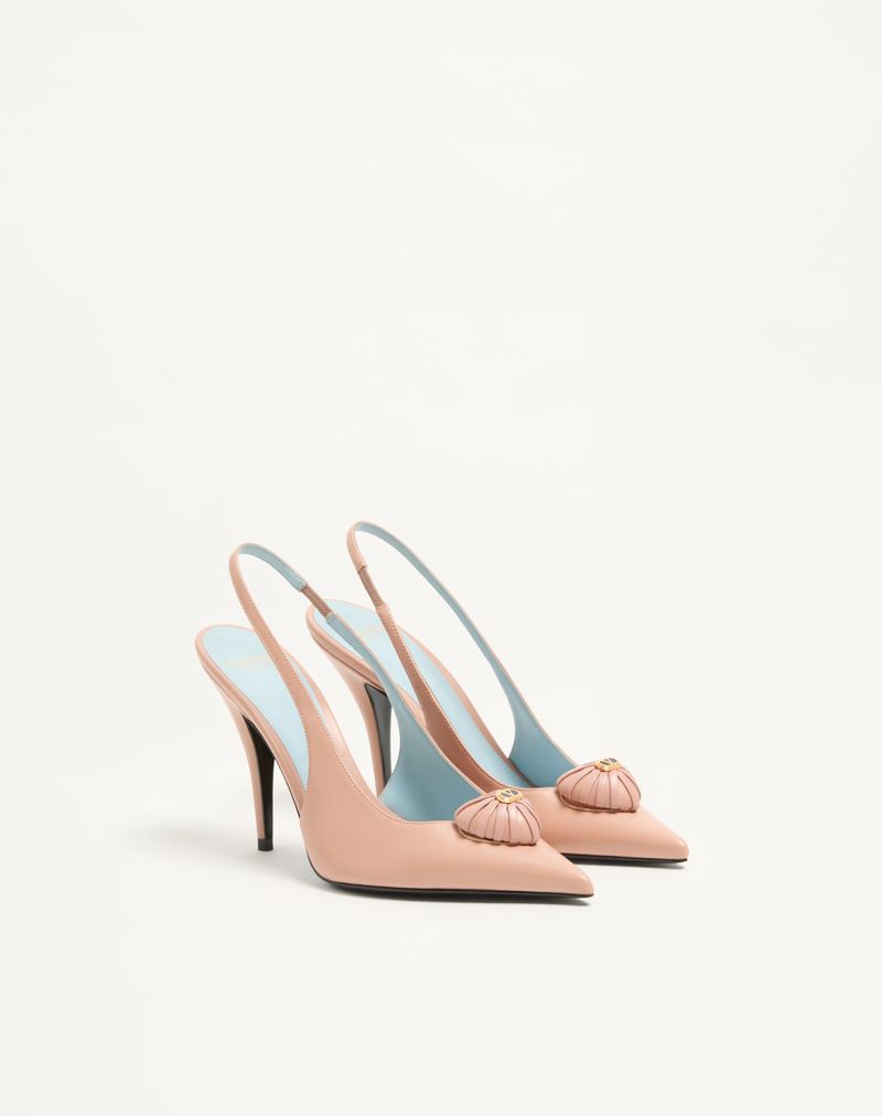 Coeur Royal Slingback Décolleté In Goat 100mm