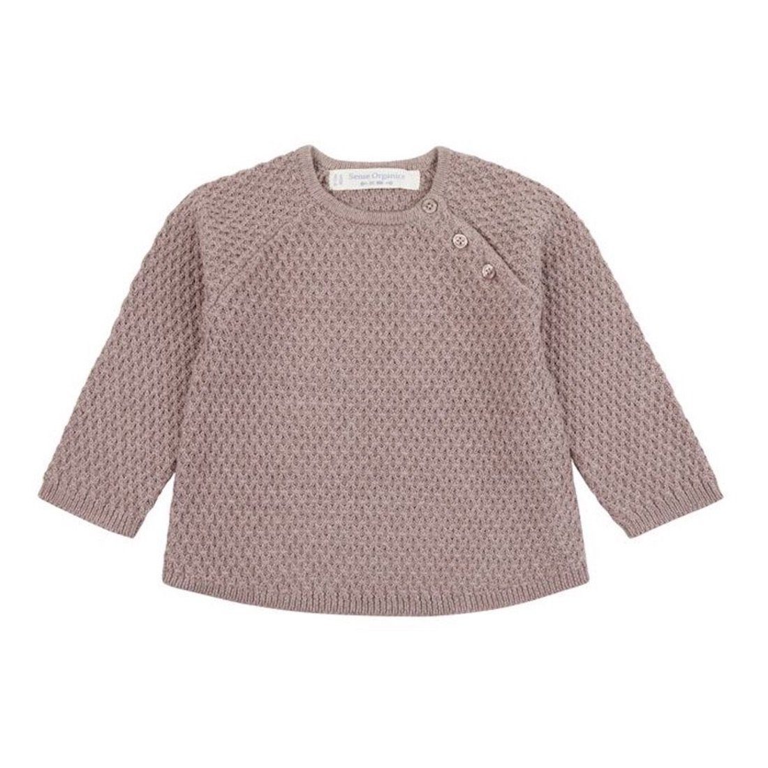 Sense Organics Rundhalspullover Sense Organics Pullover Keme mit Musterstrick