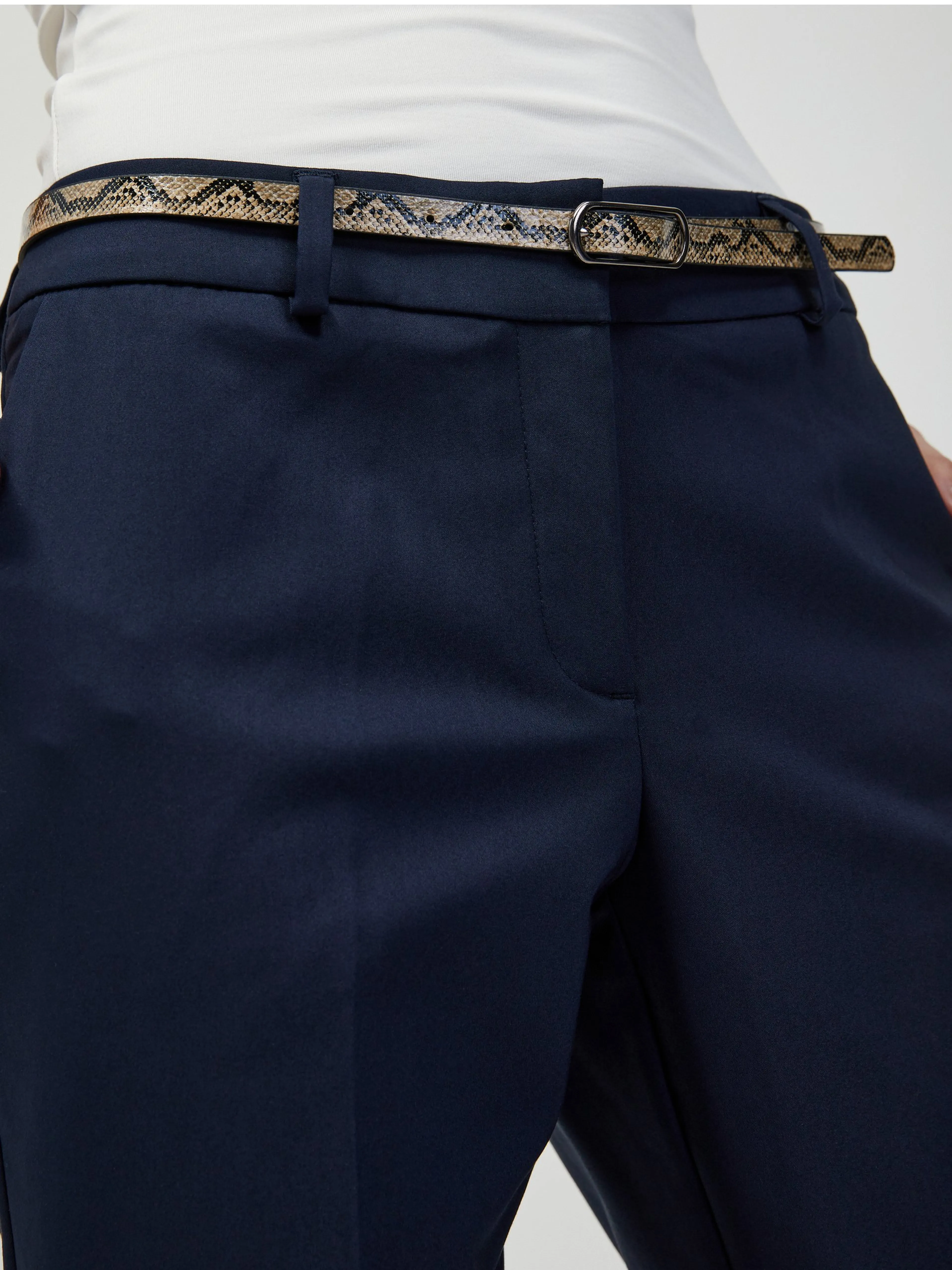 Dunkelblaue Chino Hose ORSAY